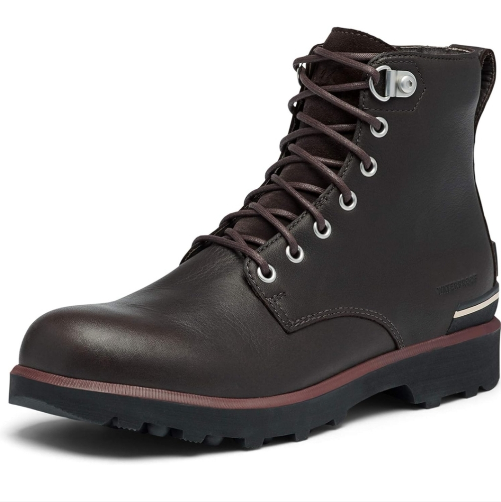 NIB - Sorel Men's Caribou Six Waterproof Boot  10.5 (Blackened Brown)